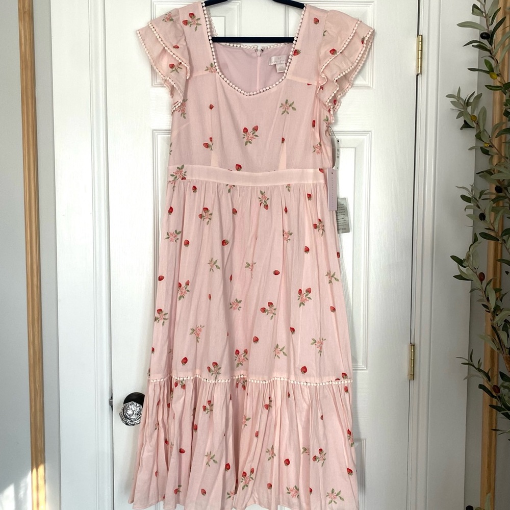 Rachel Parcell Strawberry dress size L